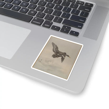 Watanabe Seitei - Flying Goose - ca. 1887 - STICKER Vinyl Kiss-Cut Decal
