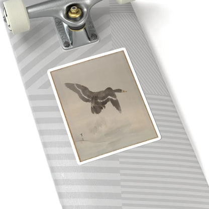 Watanabe Seitei - Flying Goose - ca. 1887 - STICKER Vinyl Kiss-Cut Decal