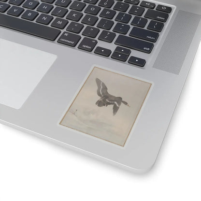 Watanabe Seitei - Flying Goose - ca. 1887 - STICKER Vinyl Kiss-Cut Decal