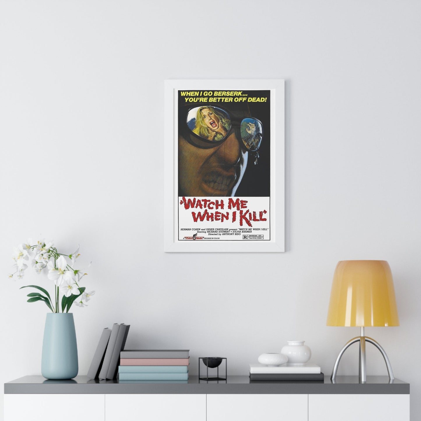 WATCH ME WHEN I KILL 1977 - Framed Movie Poster-The Sticker Space