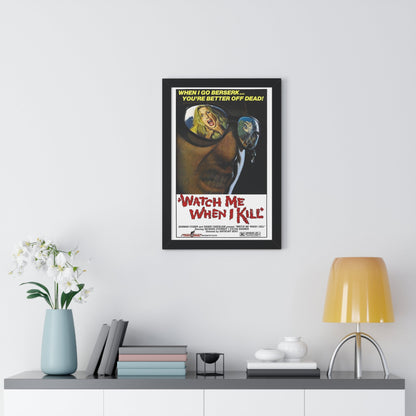 WATCH ME WHEN I KILL 1977 - Framed Movie Poster-The Sticker Space