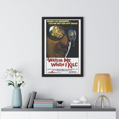 WATCH ME WHEN I KILL 1977 - Framed Movie Poster-The Sticker Space