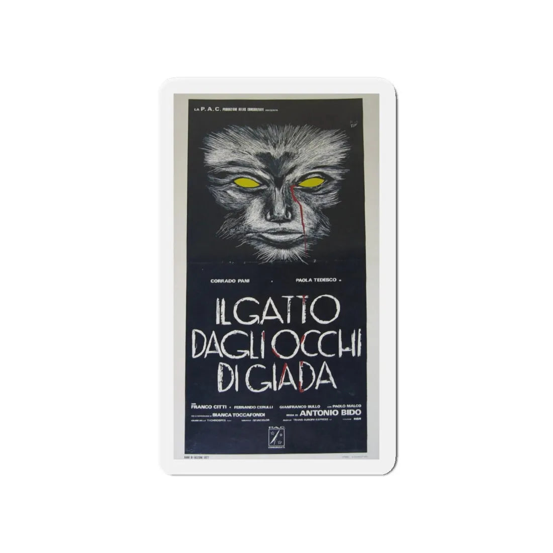 WATCH ME WHEN I KILL (2) 1977 Movie Poster - Refrigerator Magnet 4 Inch - The Sticker Space