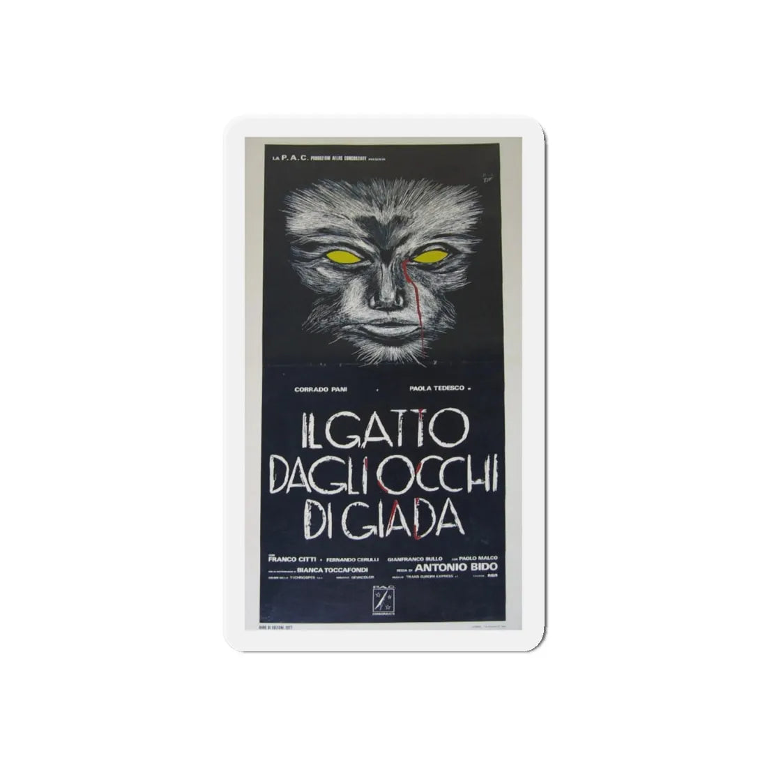 WATCH ME WHEN I KILL (2) 1977 Movie Poster - Refrigerator Magnet 6 Inch - The Sticker Space