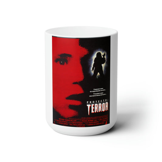WATCHERS 1988 Movie Poster - White Coffee Cup 15oz-15oz-The Sticker Space