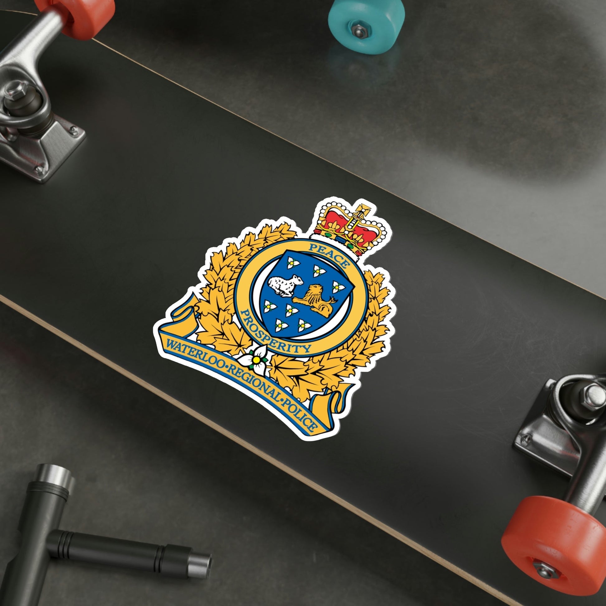 Waterloo Regional Police STICKER Vinyl Die-Cut Decal-The Sticker Space