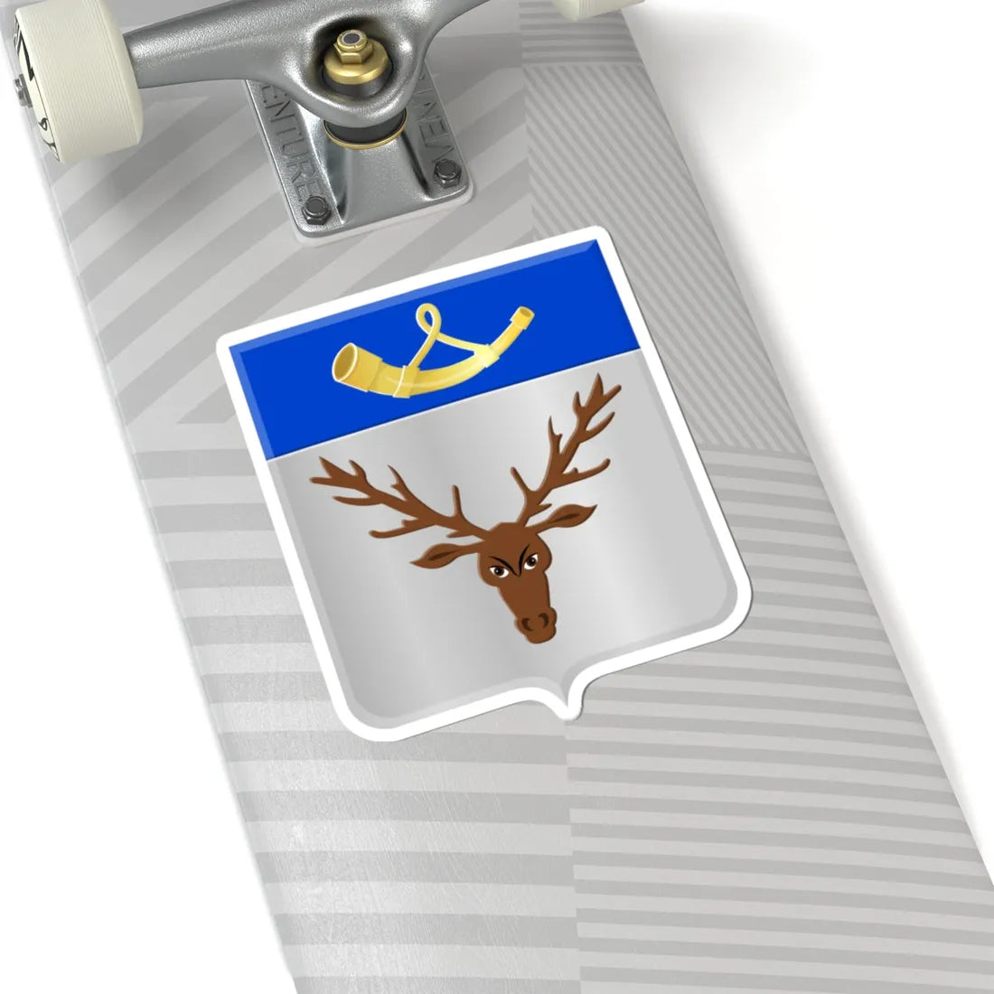 Watermaal-Bosvoorde wapen (Belgium) (Coat of Arms) STICKER Vinyl Kiss-Cut Decal - The Sticker Space