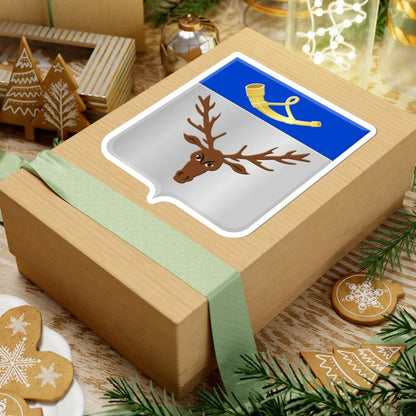 Watermaal-Bosvoorde wapen (Belgium) (Coat of Arms) STICKER Vinyl Kiss-Cut Decal - The Sticker Space