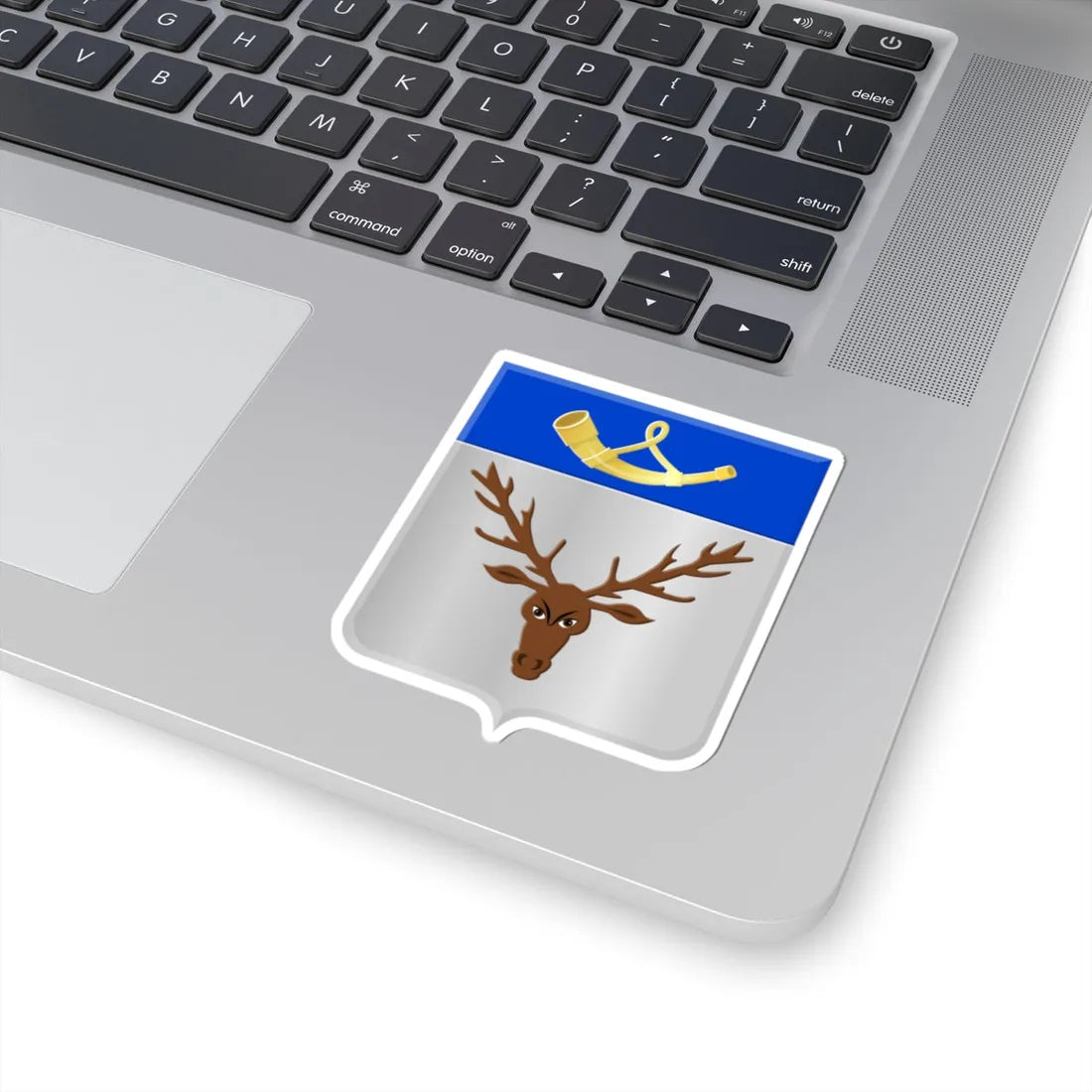 Watermaal-Bosvoorde wapen (Belgium) (Coat of Arms) STICKER Vinyl Kiss-Cut Decal - The Sticker Space