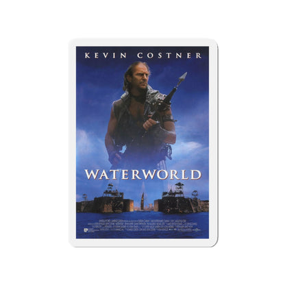 WATERWORLD 1995 Movie Poster - Refrigerator Magnet-3" x 3"-The Sticker Space