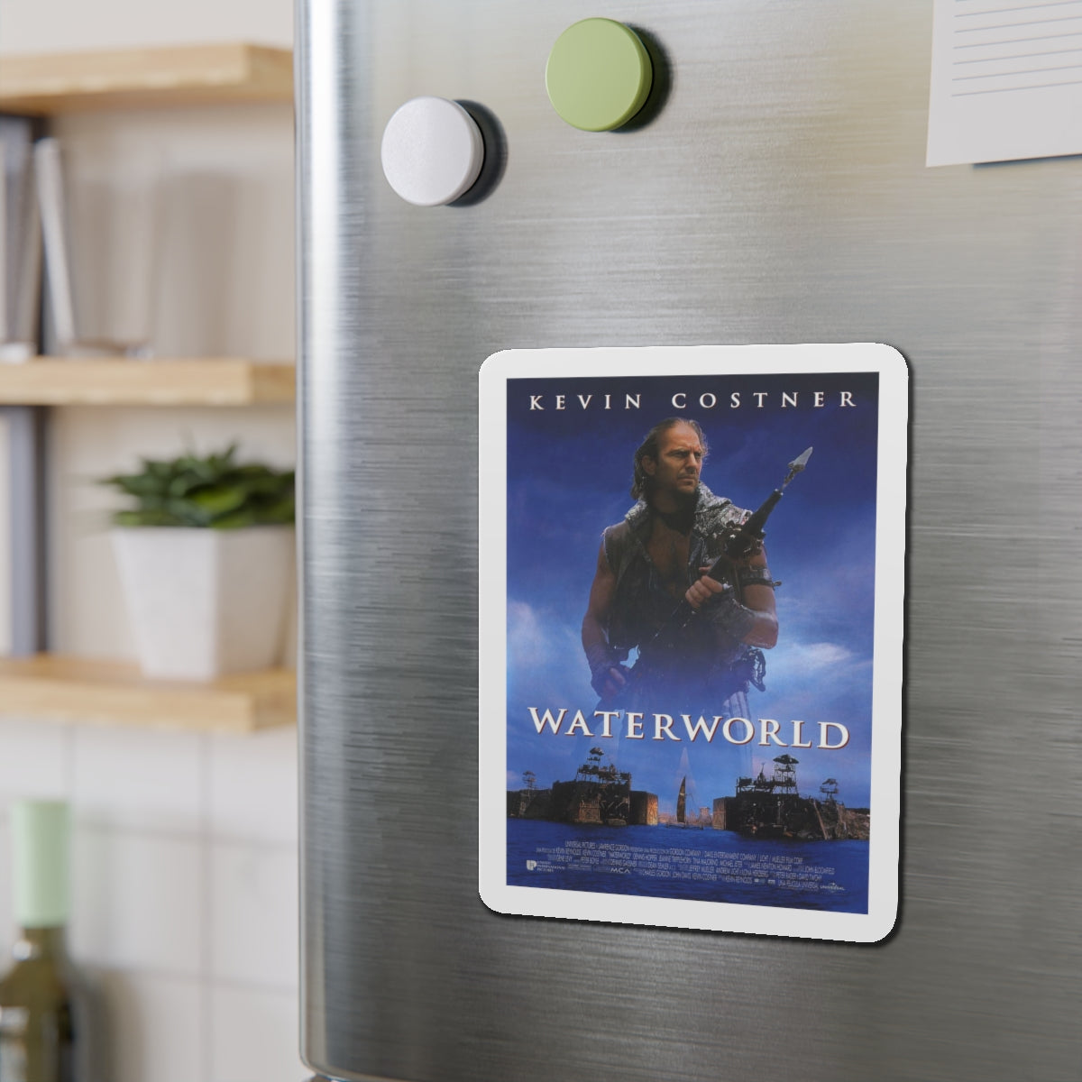 WATERWORLD 1995 Movie Poster - Refrigerator Magnet-The Sticker Space