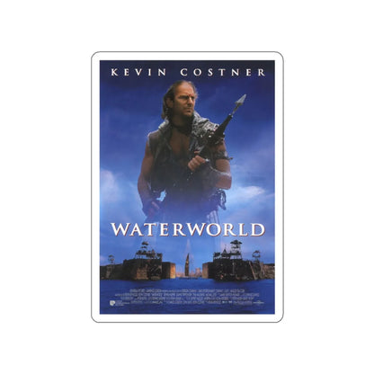 WATERWORLD 1995 Movie Poster STICKER Vinyl Die-Cut Decal 2 Inch - The Sticker Space