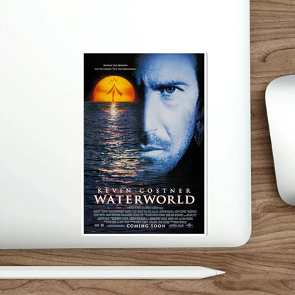 Waterworld 1995 Movie Poster STICKER Vinyl Die-Cut Decal - The Sticker Space