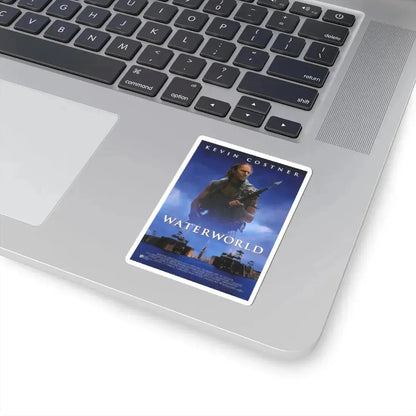 WATERWORLD 1995 Movie Poster - STICKER Vinyl Kiss-Cut Decal - The Sticker Space