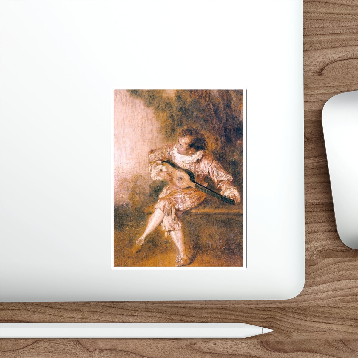 WATTEAU, Jean-Antoine - 12 (Artwork) STICKER Vinyl Die-Cut Decal-The Sticker Space