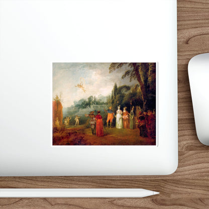 WATTEAU, Jean-Antoine - 15 (Artwork) STICKER Vinyl Die-Cut Decal-The Sticker Space