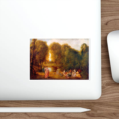 WATTEAU, Jean-Antoine - 28 (Artwork) STICKER Vinyl Die-Cut Decal-The Sticker Space