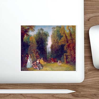 WATTEAU, Jean-Antoine - 29 (Artwork) STICKER Vinyl Die-Cut Decal-The Sticker Space