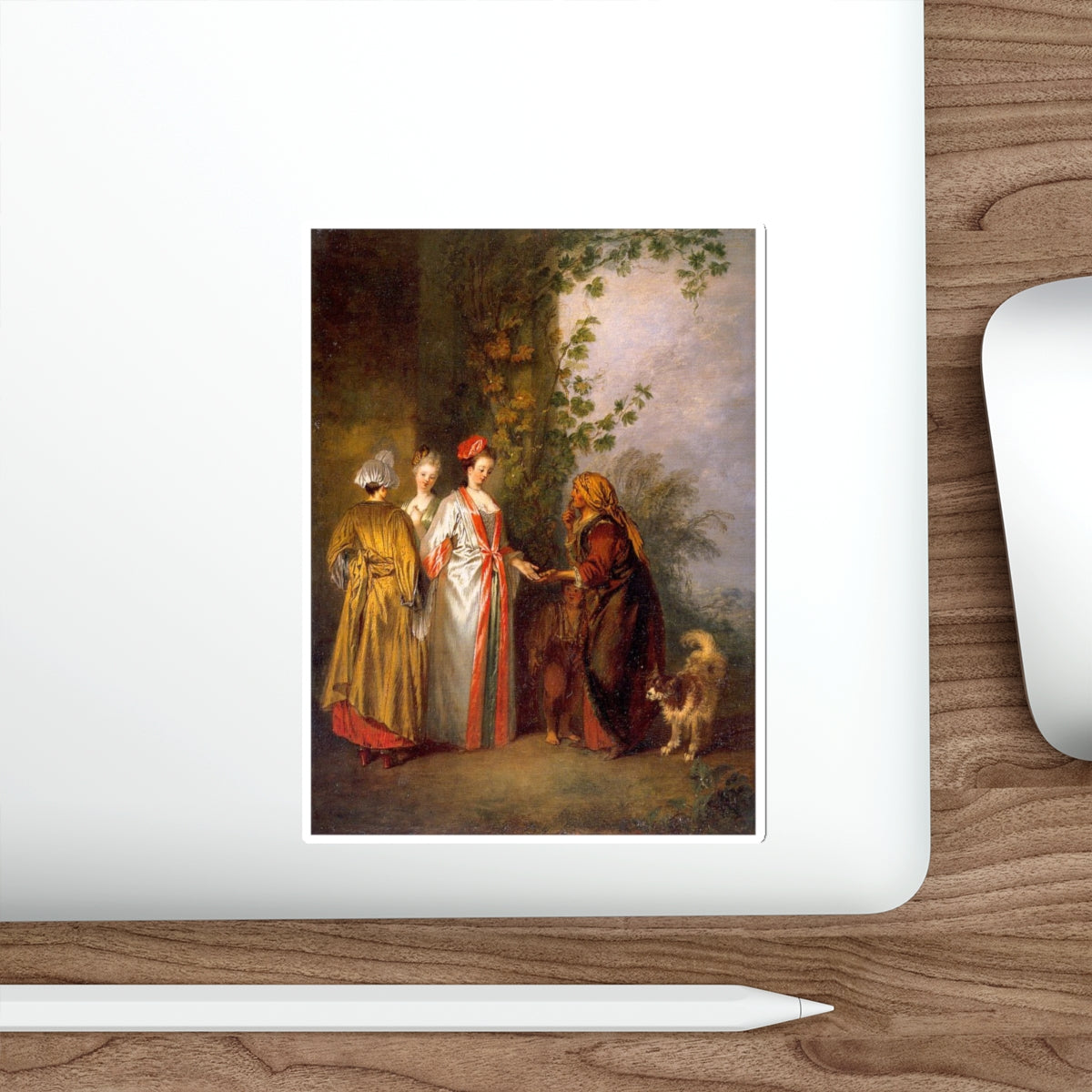 WATTEAU, Jean-Antoine - 33 (Artwork) STICKER Vinyl Die-Cut Decal-The Sticker Space