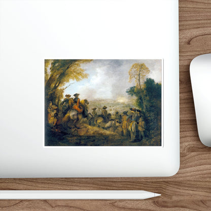 WATTEAU, Jean-Antoine - 5 (Artwork) STICKER Vinyl Die-Cut Decal-The Sticker Space