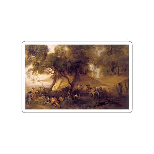 WATTEAU, Jean-Antoine - 7 (Artwork) STICKER Vinyl Die-Cut Decal-White-The Sticker Space