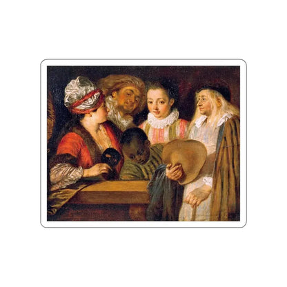 WATTEAU, Jean-Antoine - 8 (Artwork) STICKER Vinyl Die-Cut Decal - The Sticker Space