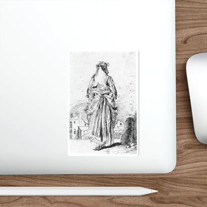 WATTEAU, Jean-Antoine - Back of Woman (Artwork) STICKER Vinyl Die-Cut Decal-The Sticker Space