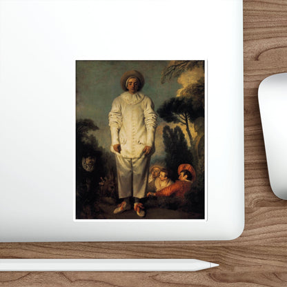 WATTEAU, Jean-Antoine - Gilles (Artwork) STICKER Vinyl Die-Cut Decal-The Sticker Space