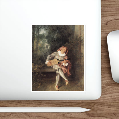 WATTEAU, Jean-Antoine - Mezzetin (Artwork) STICKER Vinyl Die-Cut Decal-The Sticker Space