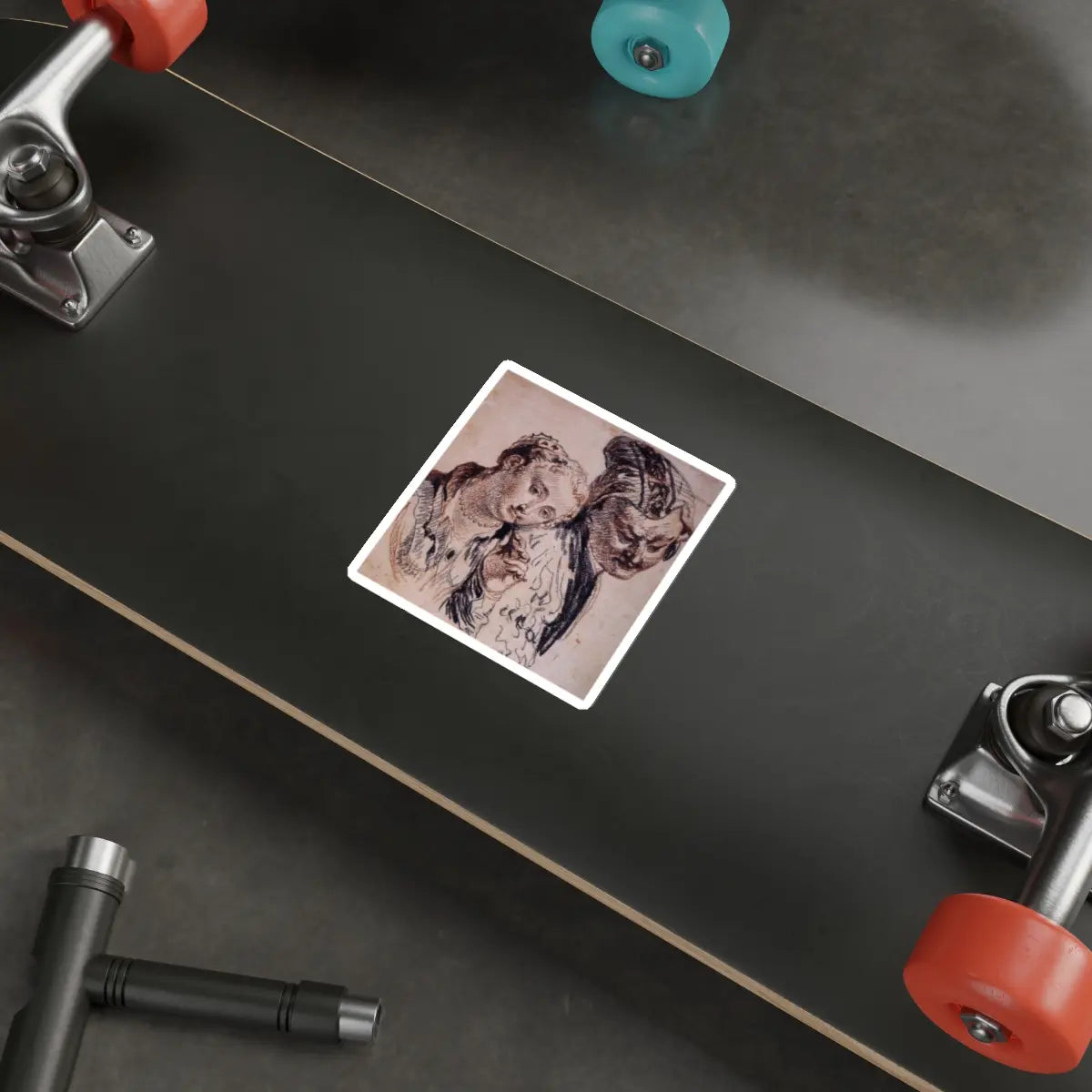 SKU:23446784661640263147 Sticker types:White Shape:Die-Cut Sizes:4" × 4"