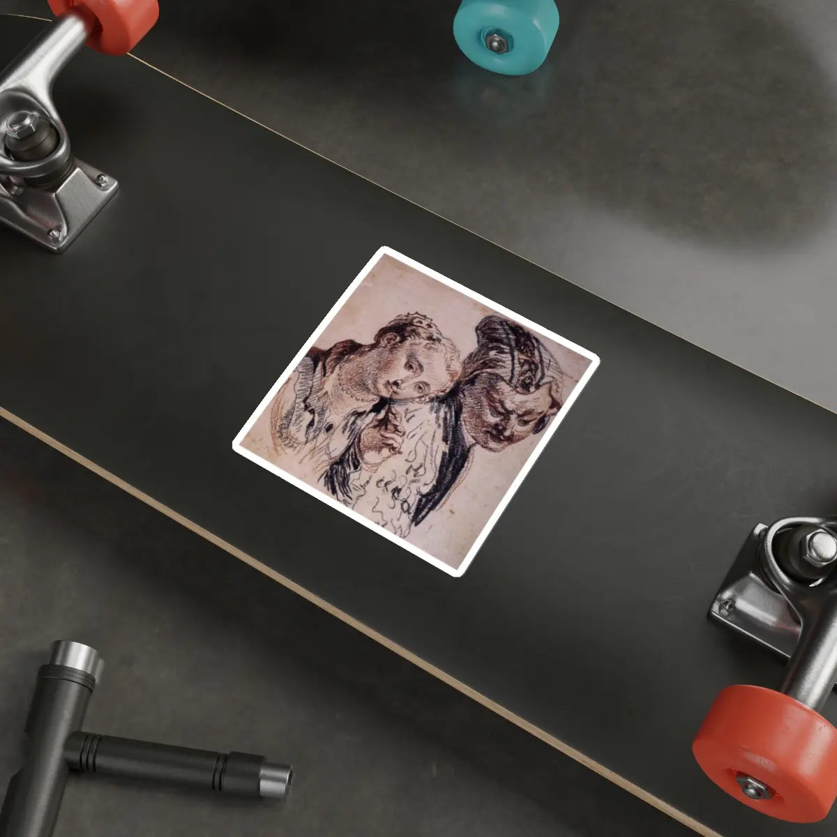 SKU:39573943959453925857 Sticker types:White Shape:Die-Cut Sizes:5" × 5"