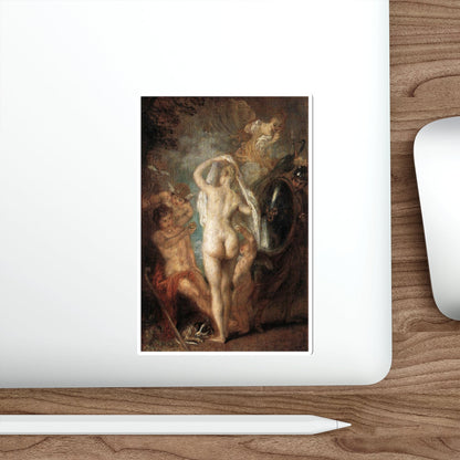 WATTEAU, Jean-Antoine - The Judgement of Paris (Artwork) STICKER Vinyl Die-Cut Decal-The Sticker Space