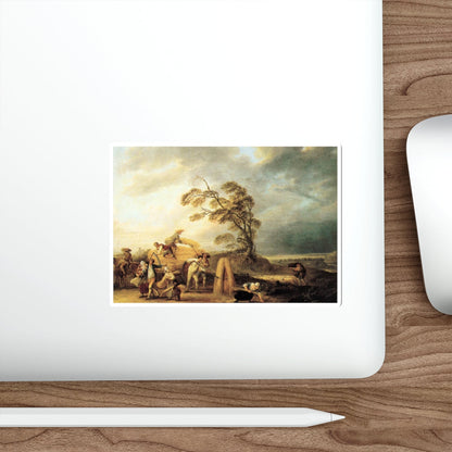 WATTEAU, Louis-Joseph - The Storm (Artwork) STICKER Vinyl Die-Cut Decal-The Sticker Space