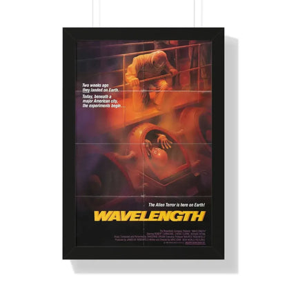WAVELENGTH 1983 - Framed Movie Poster 16″ x 24″ Black - The Sticker Space