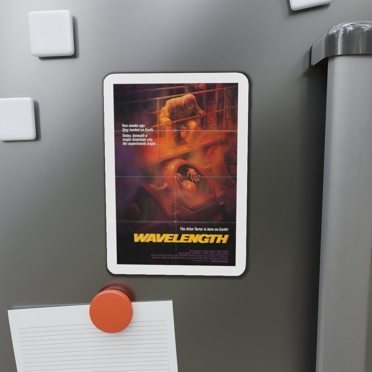 WAVELENGTH 1983 Movie Poster - Refrigerator Magnet-The Sticker Space