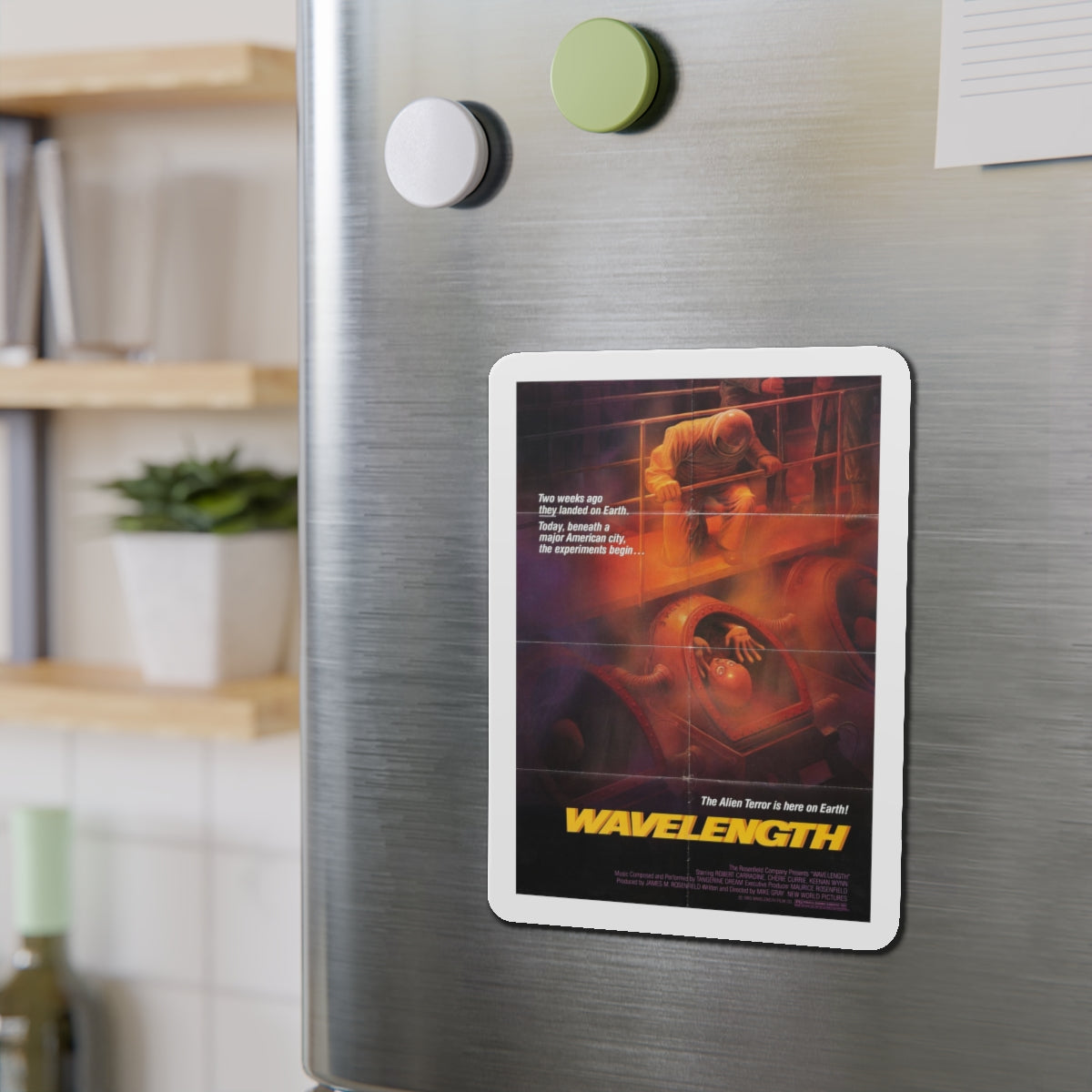 WAVELENGTH 1983 Movie Poster - Refrigerator Magnet-The Sticker Space