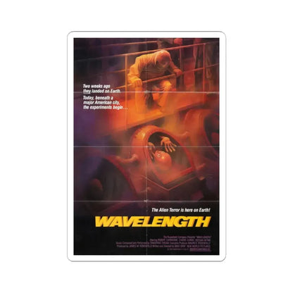 WAVELENGTH 1983 Movie Poster - STICKER Vinyl Kiss-Cut Decal 2 Inch White - The Sticker Space