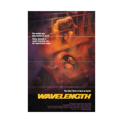 WAVELENGTH 1983 - Paper Movie Poster - The Sticker Space