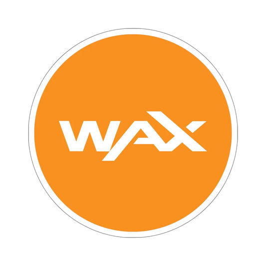 WAX WAXP (Cryptocurrency) STICKER Vinyl Die-Cut Decal 6 Inch - The Sticker Space