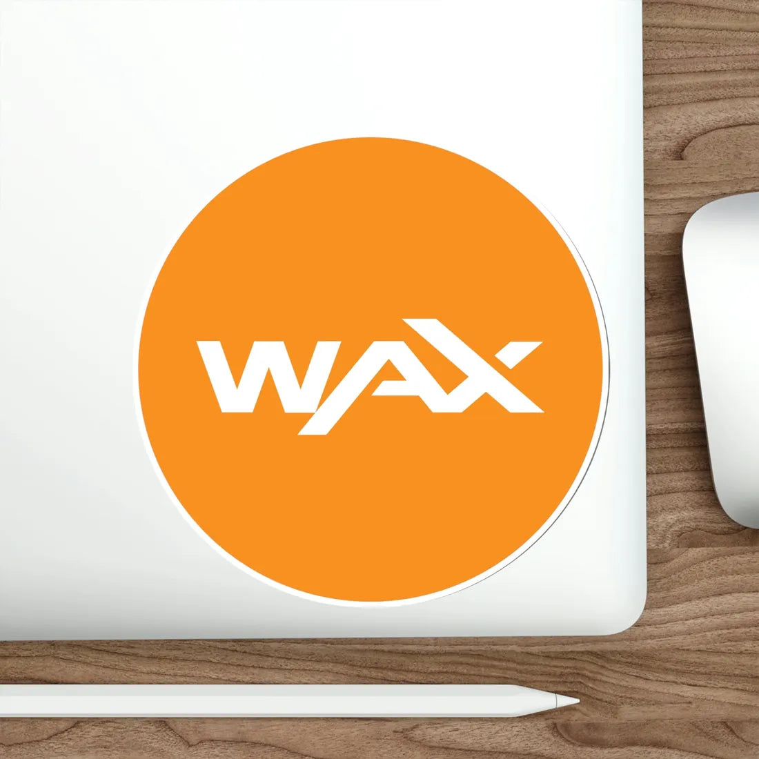 WAX WAXP (Cryptocurrency) STICKER Vinyl Die-Cut Decal - The Sticker Space
