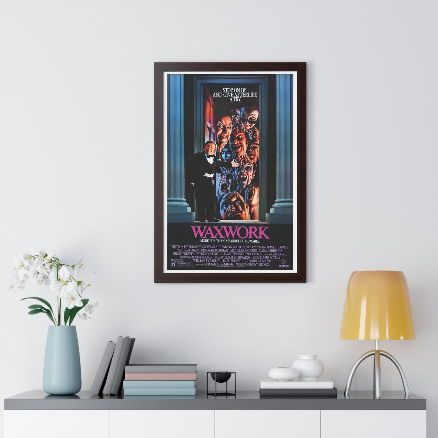 WAXWORK 1988 - Framed Movie Poster-The Sticker Space