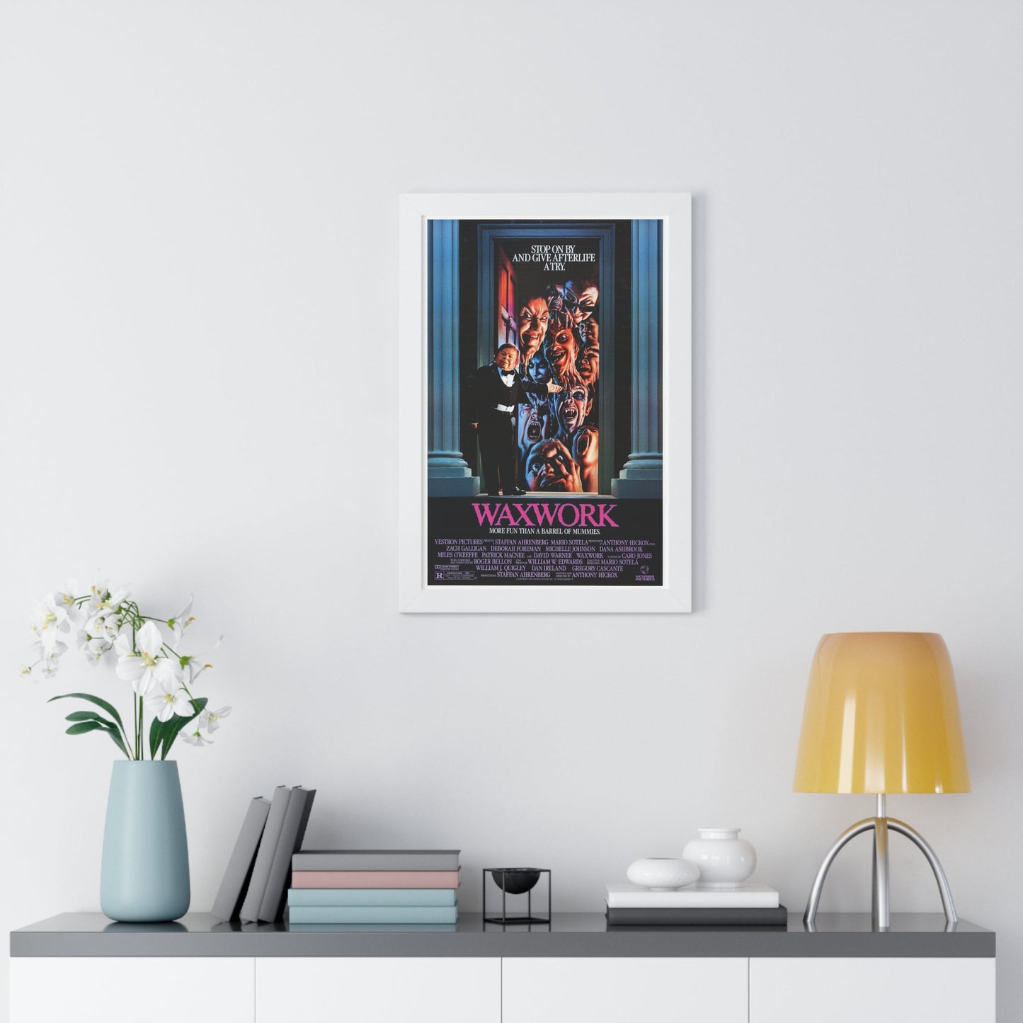 WAXWORK 1988 - Framed Movie Poster-The Sticker Space