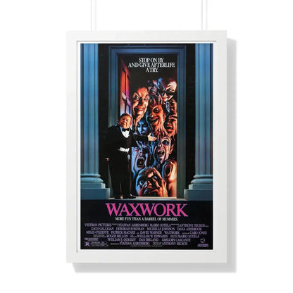 WAXWORK 1988 - Framed Movie Poster 20" x 30" White - The Sticker Space