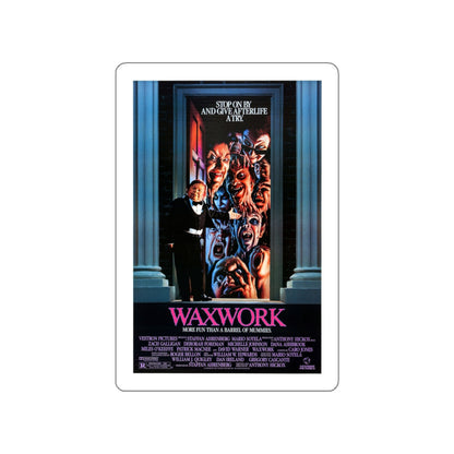 WAXWORK 1988 Movie Poster STICKER Vinyl Die-Cut Decal-White-The Sticker Space