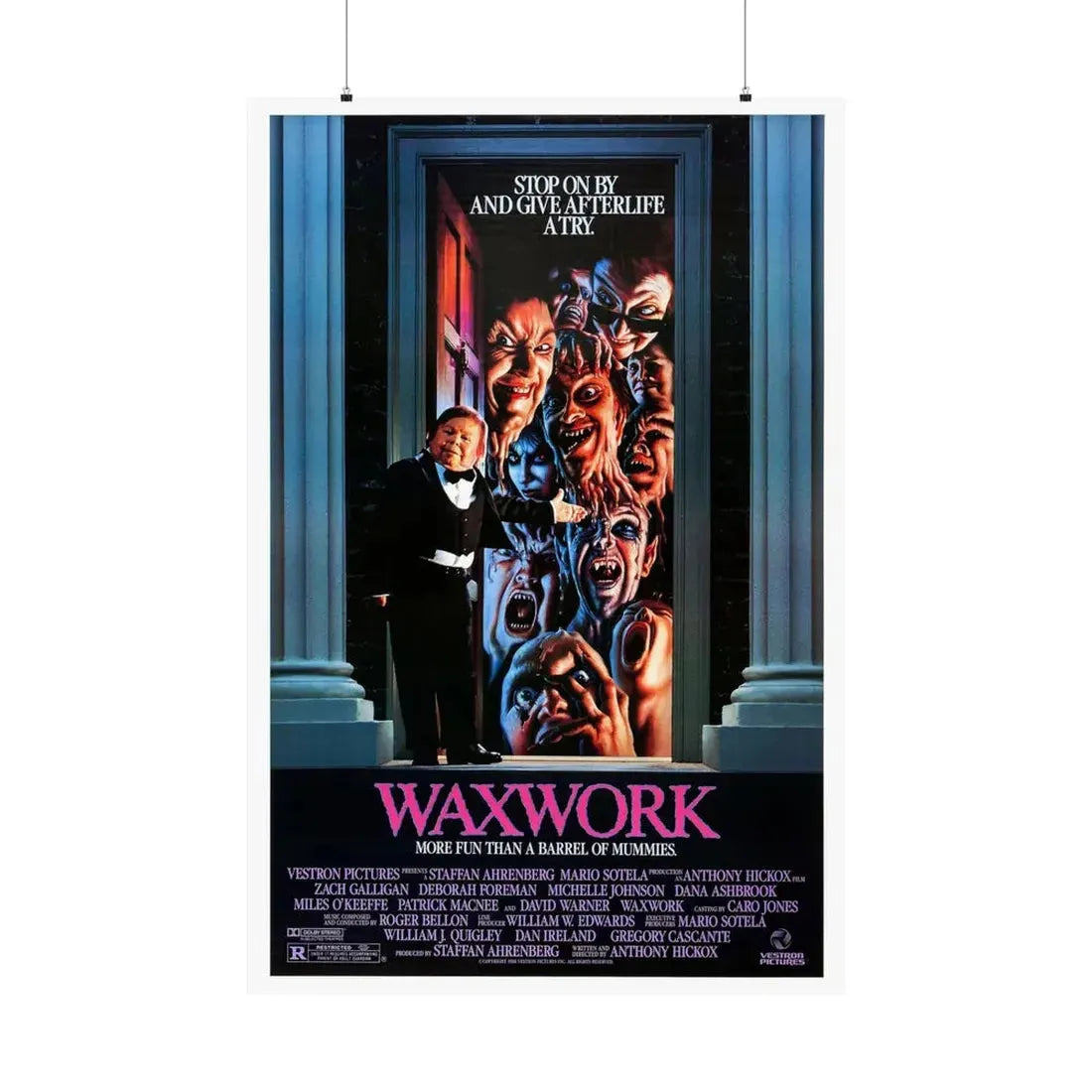 WAXWORK 1988 - Paper Movie Poster 36" x 54" Matte - The Sticker Space