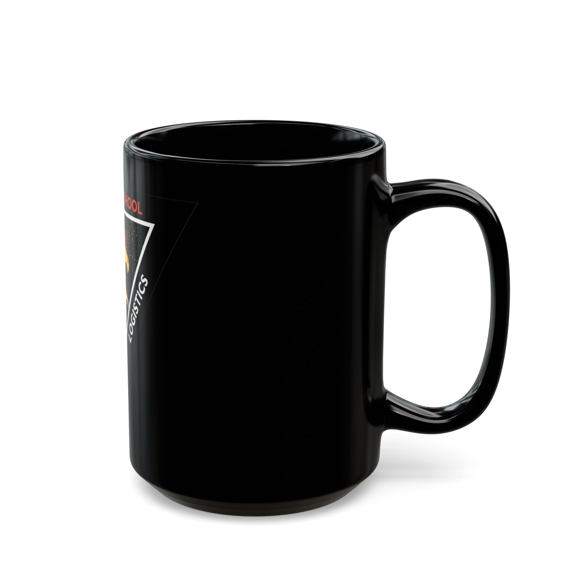 Weapons School Command Control Logistics (U.S. Navy) Black Coffee Mug-The Sticker Space