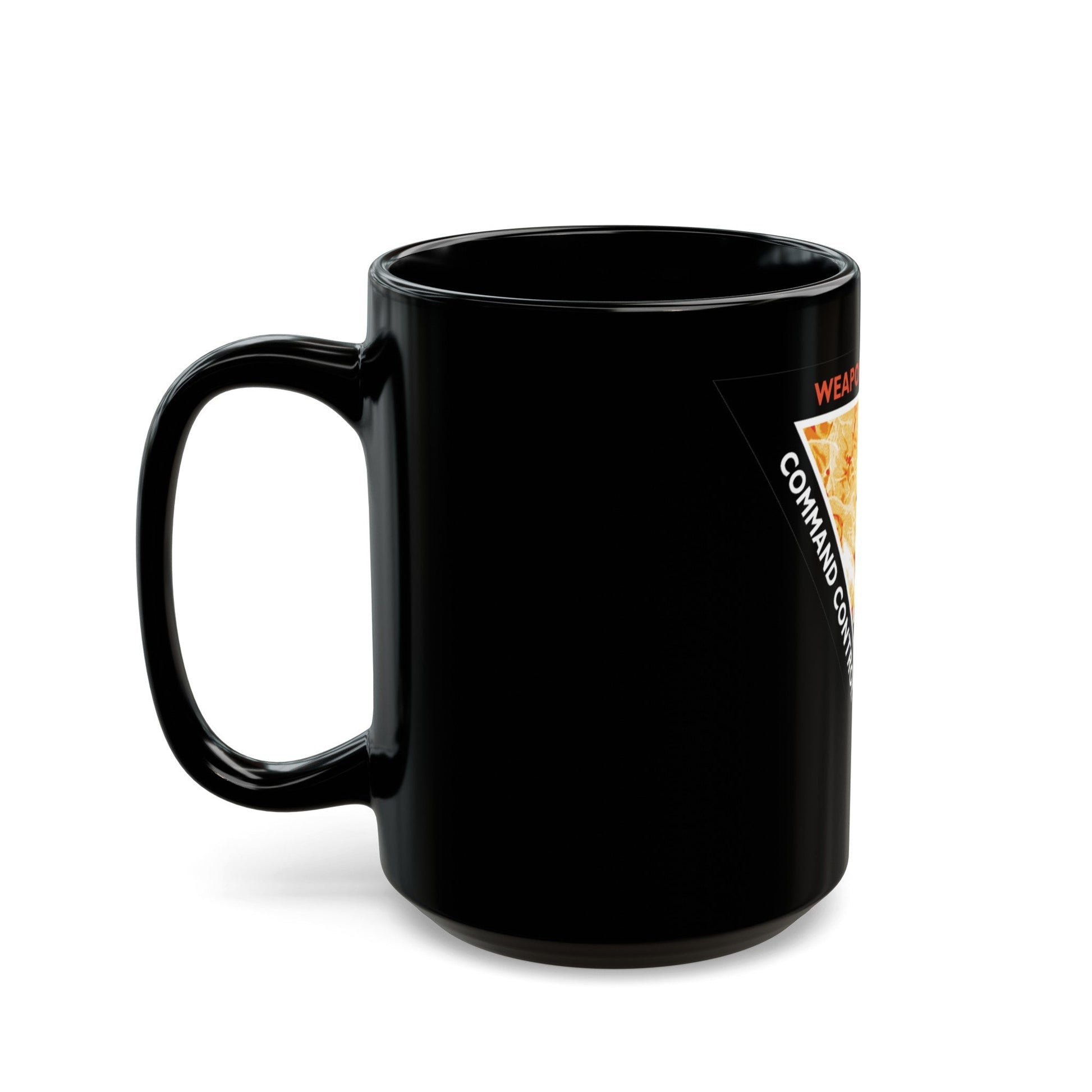 Weapons School Command Control Logistics (U.S. Navy) Black Coffee Mug-The Sticker Space