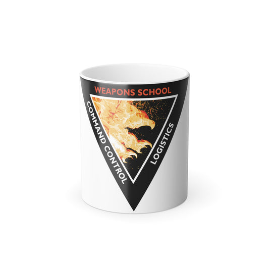 Weapons School Command Control Logistics (U.S. Navy) Color Changing Mug 11oz-11oz-The Sticker Space