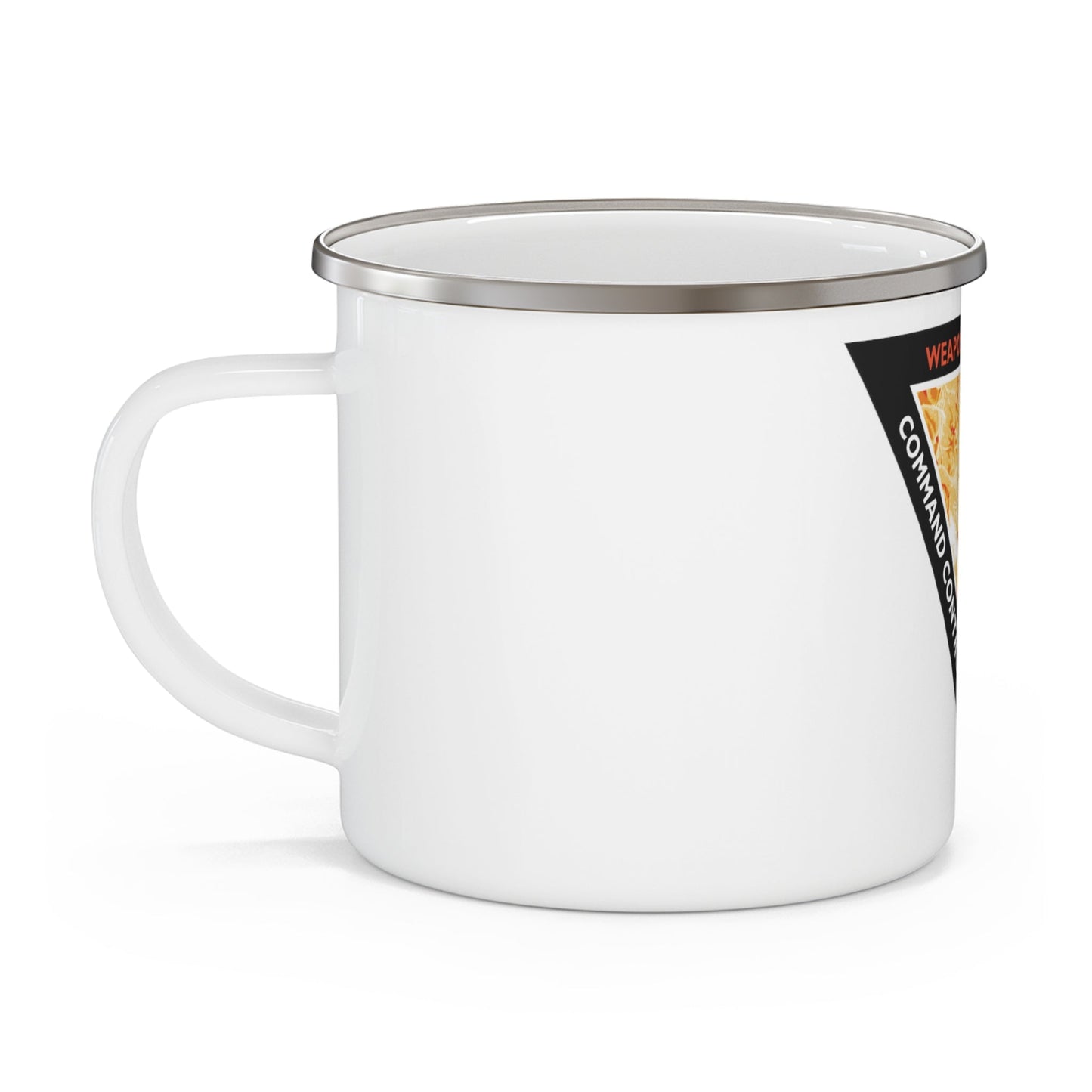 Weapons School Command Control Logistics (U.S. Navy) Enamel Mug 12oz-12oz-The Sticker Space