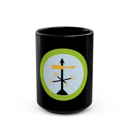 Weather (Boy Scout Merit Badge) Black Coffee Mug-15oz-The Sticker Space